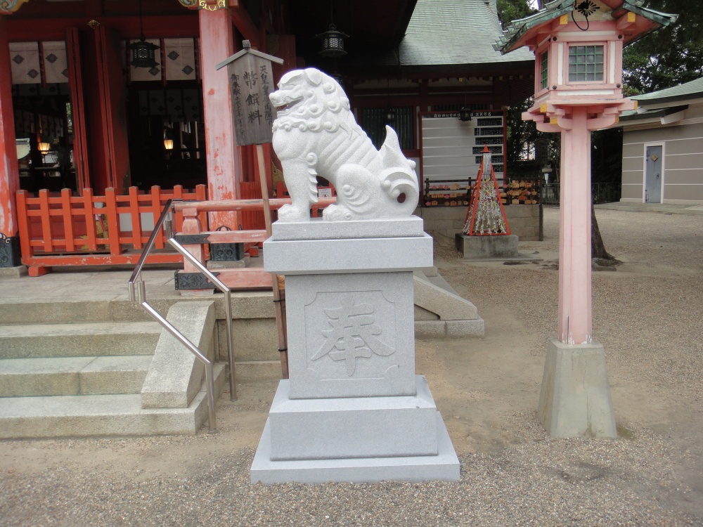 古代大宝神社型　狛犬3尺
