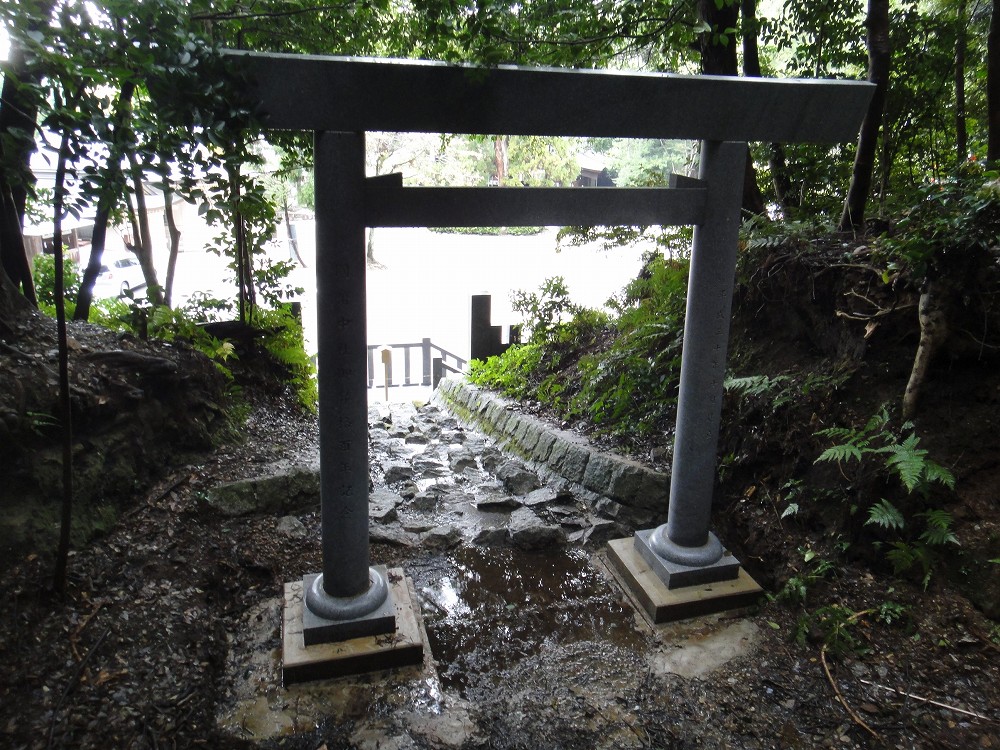 神明石鳥居8寸　クサビ付