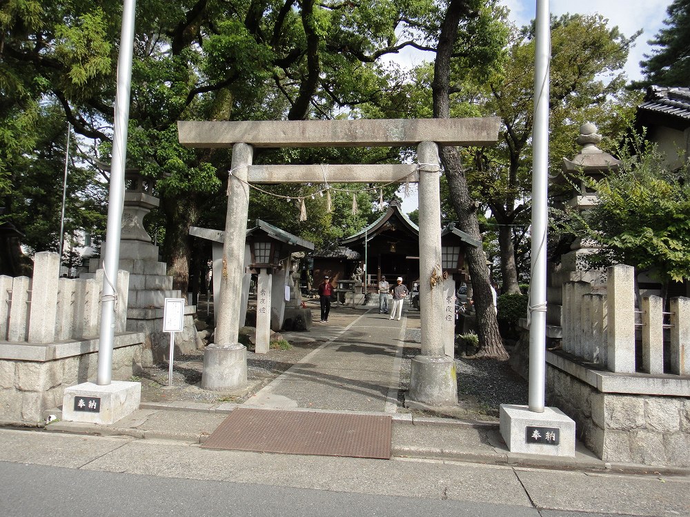 石鳥居神明型1尺 柱割増